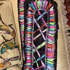 BobMackie 100% silk scarf